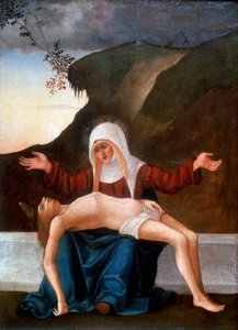 Pieta, begin 16e eeuw door Lodovico Mazzolini