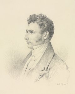 Portret van een heer, c. 1835 door Léon Cogniet