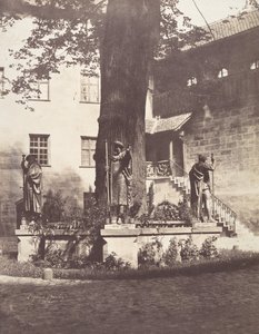 Neurenberg, Interieur van de Binnenplaats van de Keizerlijke Burcht, 1857 door Léon Gérard