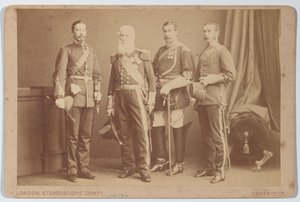 Leden van de Sartorius Familie, ca. 1870 door London Stereoscopic Company