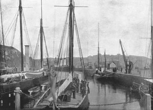 De Haven, Dover, 1895 door London Stereoscopic and Photographic Co