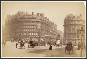 Grand Hotel, Charing Cross door London Stereoscopic and Photographic Company
