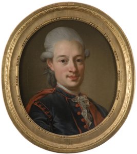 Portret van Gudmund Joeran Adlerbeth door Lorens the Younger Pasch