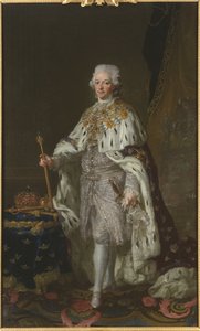 Portret van koning Gustav III van Zweden door Lorens the Younger Pasch