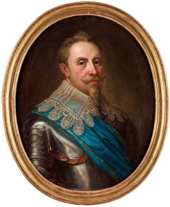 Portret van Gustaaf II Adolf van Zweden (de Grote of de Leeuw van het Noorden)