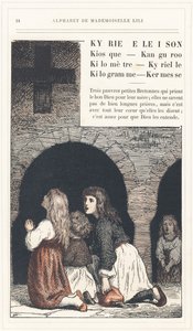 Kyrie Eleison, Kiosk, Kangoeroe, Kilometer, Kyrielle, Kilogram, Kermis, pagina 24 - Alfabet door juffrouw Lili, door L. Froelich en door een vader (Hetzel zelf). Bibliotheek & Magasin d
