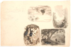 Illustratieschets door Lorenz Frølich