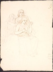 Nana, Balder en Frigga door Lorenz Frølich