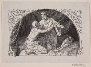 Sheiken en zijn dochter van Valdemar Thisted door Lorenz Frølich