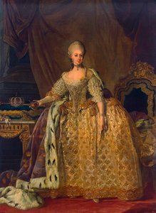 Portret van Sophia Magdalen van Brandenburg-Kulmbach