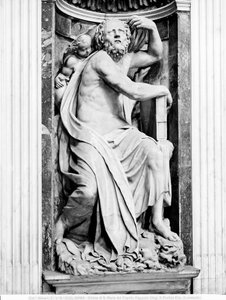 De profeet Elia, in de Chigi-kapel door Lorenzetto