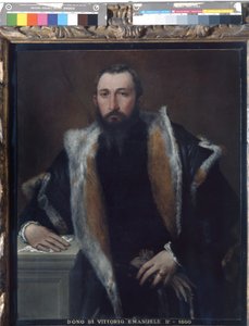 Portret van Febo da Brescia door Lorenzo Lotto