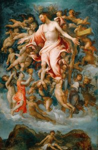 Christus geeft zijn bloed door Lorenzo Lotto