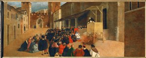 Preek van Sint Dominicus door Lorenzo Lotto