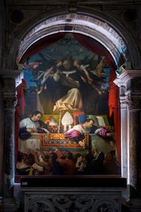 St. Antonino donatie door Lorenzo Lotto