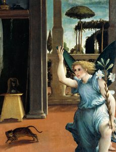De Annunciatie van Recanati, circa 1532 door Lorenzo Lotto