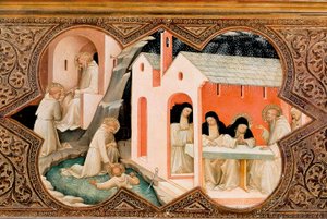 Altaarstuk van de Kroning van de Maagd door Lorenzo Monaco