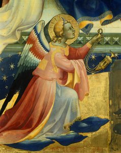 Knielende Engel (detail) door Lorenzo Monaco