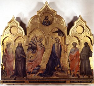 De Annunciatie door Lorenzo Monaco