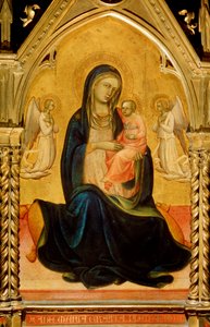 De Maagd en het Kind met Engelen Madonna van Nederigheid, c1408-c1410