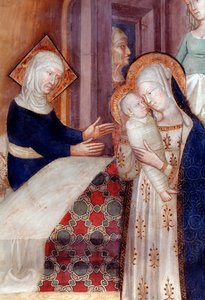 De Geboorte van Sint Johannes de Doper (detail)