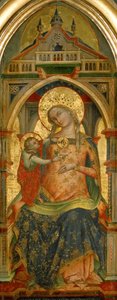 Madonna en Kind, 1372 door Lorenzo Veneziano