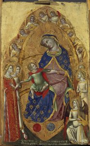 Het Mystieke Huwelijk van St. Catharina door Lorenzo Veneziano
