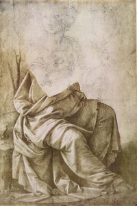 Studie van een figuur die Astronomie voorstelt