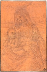 De Maagd en Kind door Lorenzo di Credi