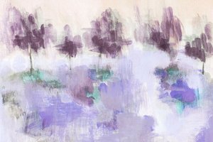 Rustig paars landschap door Lori Ann Folz