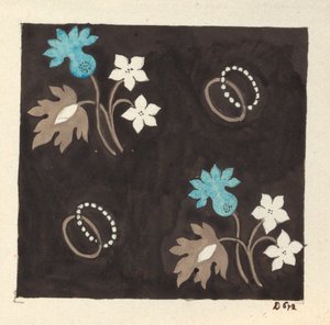 Bloemmotief voor bedrukt textiel