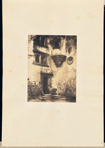 [Trappen en ingang van een Renaissance gebouw].