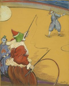 In het circus Maurice. 1887 door Louis Anquetin