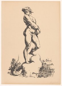 Georges Picquart en de draak door Louis Anquetin