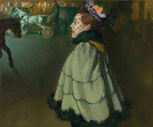 Vrouw op de Champs-Élysées 