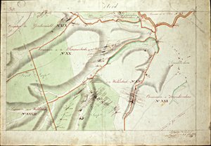 Atlas van de concessies van het steenkoolgebied van de Saar door de heren Beaunier & Calmelet, ingenieurs van het mijnbouwkorps. door Louis Antoine Beaunier