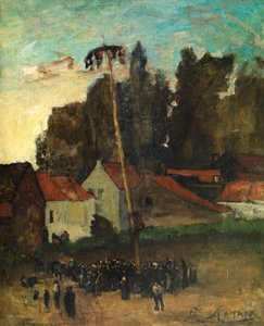 De Paal Beklimmen door Louis Artan de Saint Martin