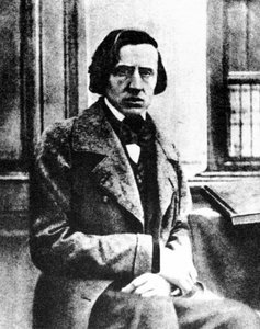Frédéric Chopin, Pools pianist en componist, 1849 door Louis Auguste Bisson
