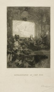 In de Chat Noir door Louis Auguste Lepère