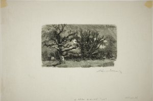 Au Dormoir de Lantara door Louis Auguste Lepère