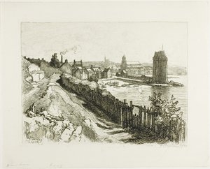 Saint-Servan door Louis Auguste Lepère