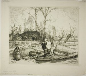De overstroomde marais: De herder