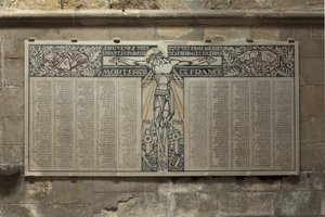 Eerste Wereldoorlog monument door Louis Barillet