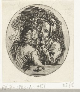 Man en vrouw in gesprek