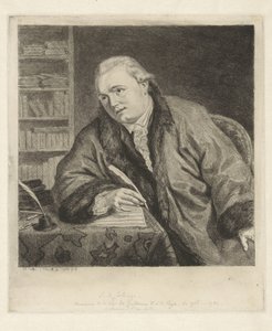 Portret van de componist en etser Johan Antoni Kauclitz Colizzi
