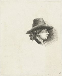 Studieblad met portretten van Louis Bernard Coclers en zijn familie door Louis Bernard Coclers
