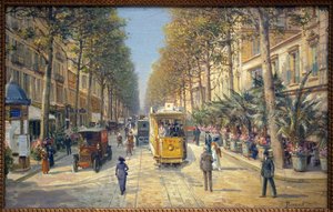 Avenue de la Gare in Nice (huidige avenue Jean Medecin)