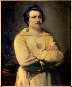 Portret van Honoré de Balzac (1799-1850) (schilderij) (19e eeuw)