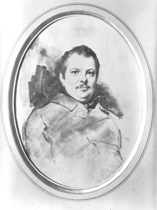 Portret van Honore de Balzac (1799-1850) c.1820