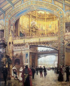 Frans: Le Dôme Central de la Galerie des Machines lors de l